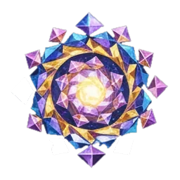 Crystal galaxy