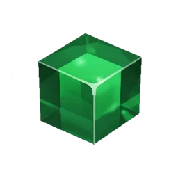 Emerald cube