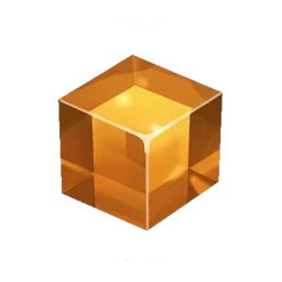Amber cube
